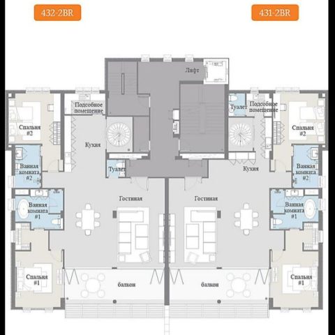 Пентхаус - 336 м²