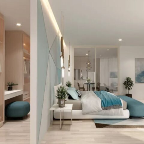 Двуспальная квартира - 54 м²