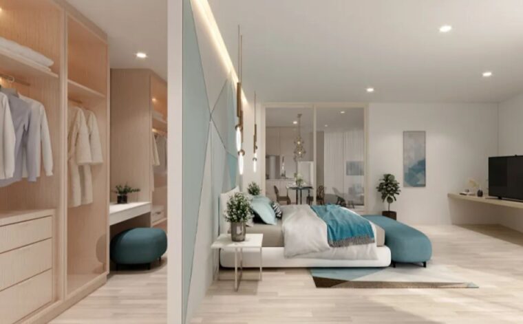 Двуспальная квартира - 54 м²