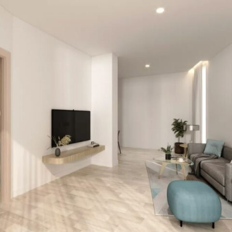 Двуспальная квартира - 54 м²