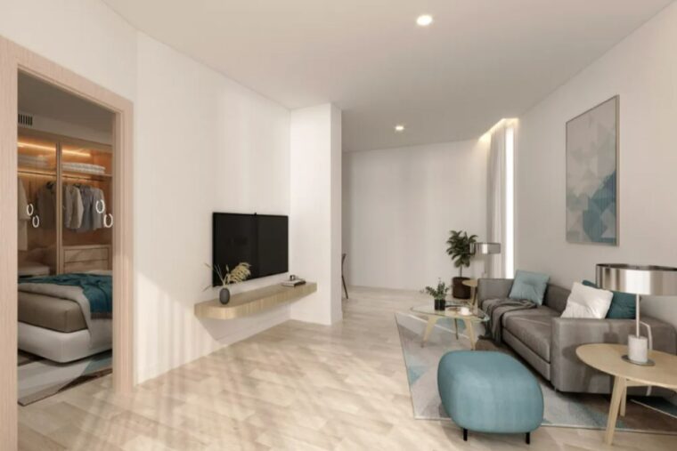 Двуспальная квартира - 54 м²