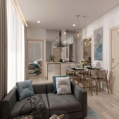 Двуспальная квартира - 54 м²