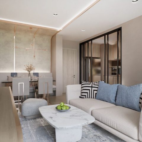 Двуспальная квартира - от 75 м² до 79 м²