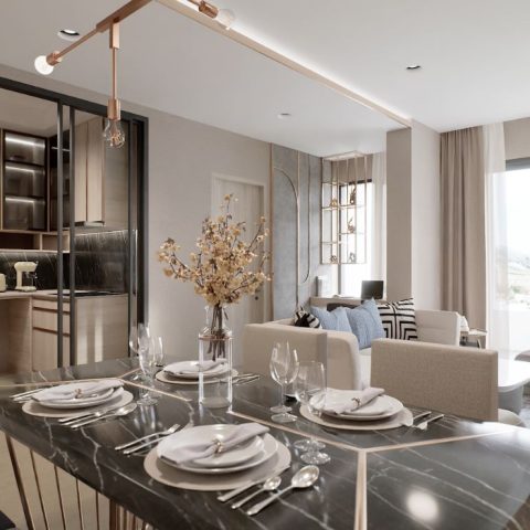 Двуспальная квартира - от 75 м² до 79 м²