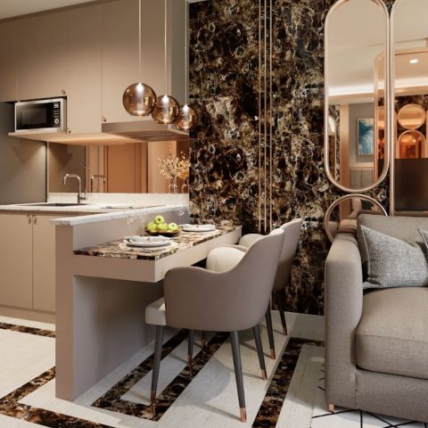 Студия - от 34 м² до 37 м²