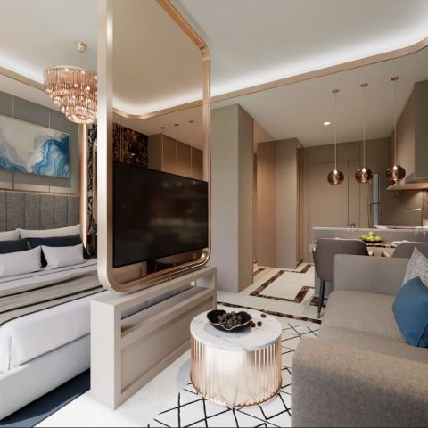 Студия - от 34 м² до 37 м²