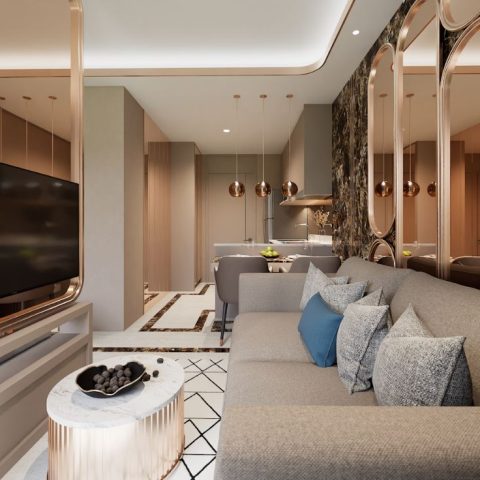 Студия - от 34 м² до 37 м²