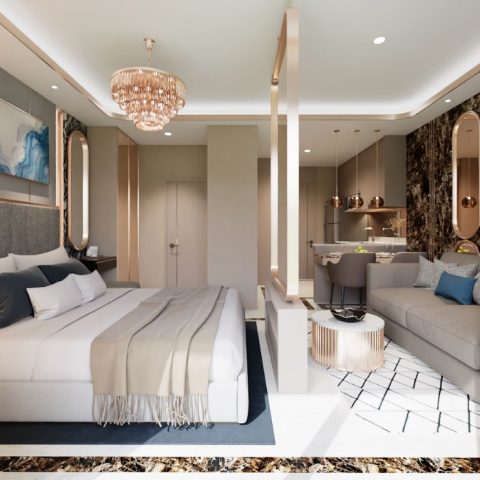 Студия - от 34 м² до 37 м²