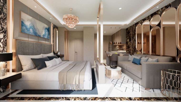 Студия - от 34 м² до 37 м²