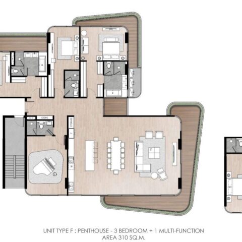 Пентхаус - 310 м²