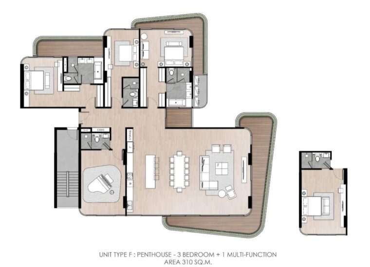 Пентхаус - 310 м²