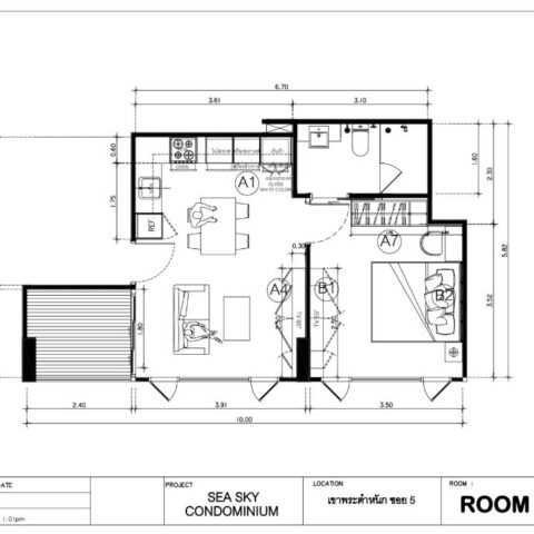 Односпальные квартиры - от 36 м² до 78 м²