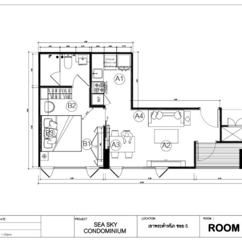 Односпальные квартиры - от 36 м² до 78 м²