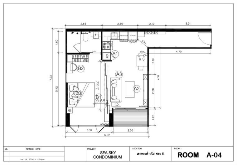 Односпальные квартиры - от 36 м² до 78 м²