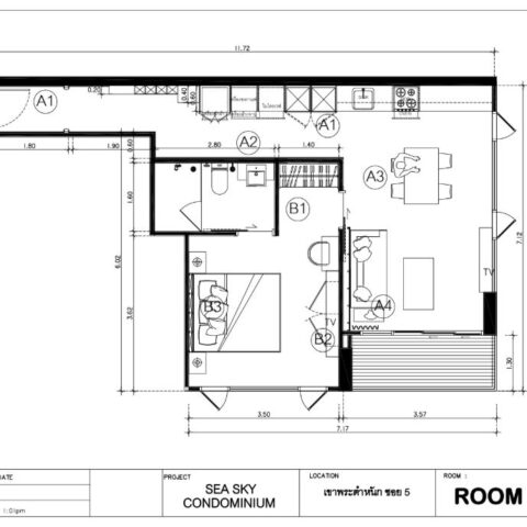 Односпальные квартиры - от 36 м² до 78 м²