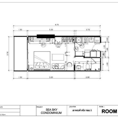 Односпальные квартиры - от 36 м² до 78 м²