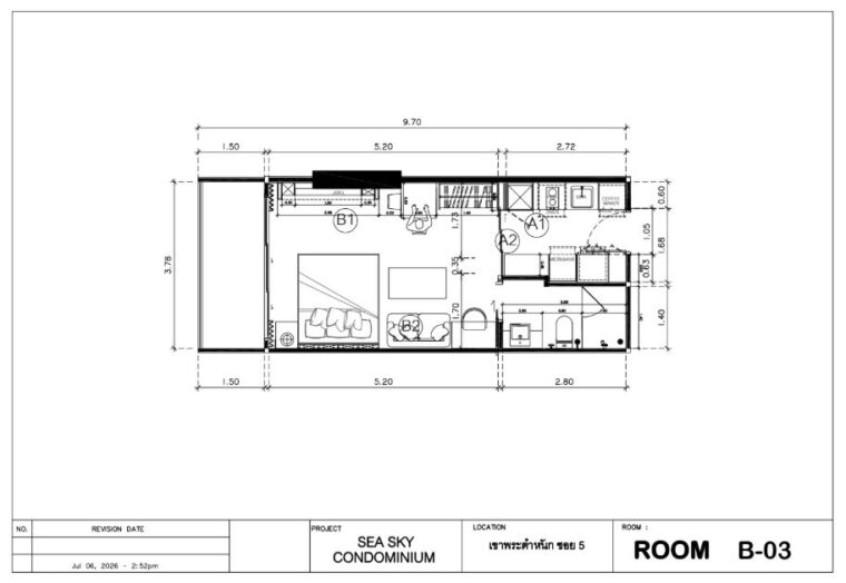 Односпальные квартиры - от 36 м² до 78 м²