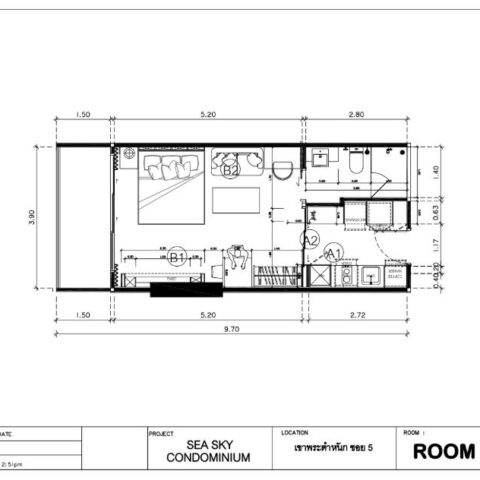 Односпальные квартиры - от 36 м² до 78 м²
