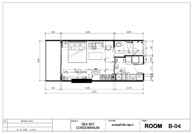 Односпальные квартиры - от 36 м² до 78 м²