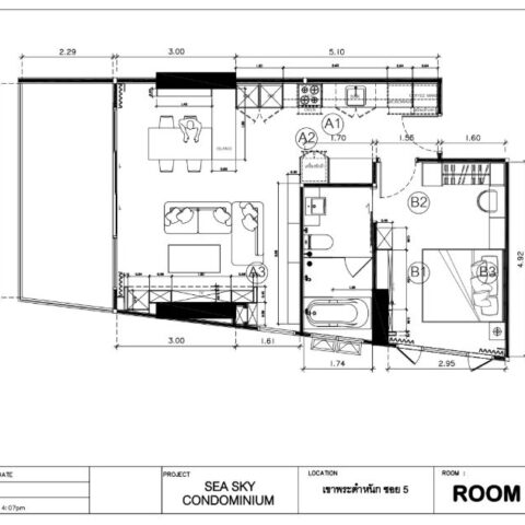 Односпальные квартиры - от 36 м² до 78 м²