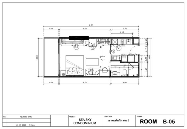 Односпальные квартиры - от 36 м² до 78 м²