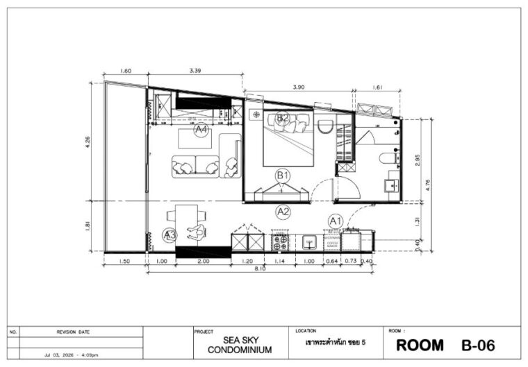 Односпальные квартиры - от 36 м² до 78 м²