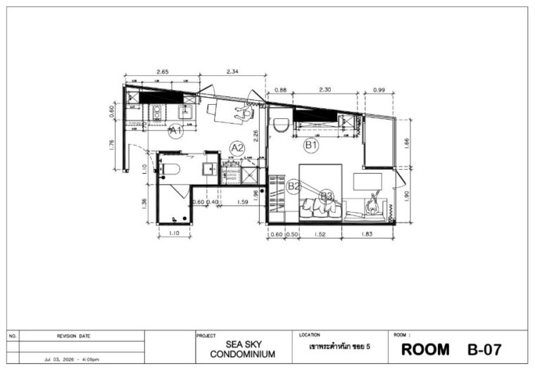 Односпальные квартиры - от 36 м² до 78 м²