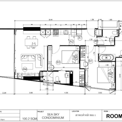 Двуспальная квартира - от 78 м² до 99 м²