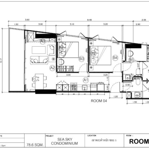 Двуспальная квартира - от 78 м² до 99 м²