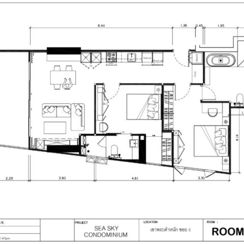Двуспальная квартира - от 78 м² до 99 м²