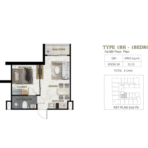 Односпальные квартиры - от 27 м² до 45 м²