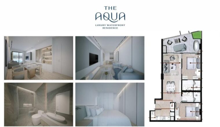Двуспальные квартиры - 83 м²
