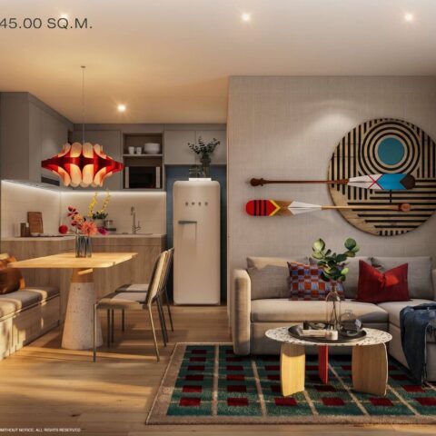 Односпальные квартиры - от 31 м² до 52 м²