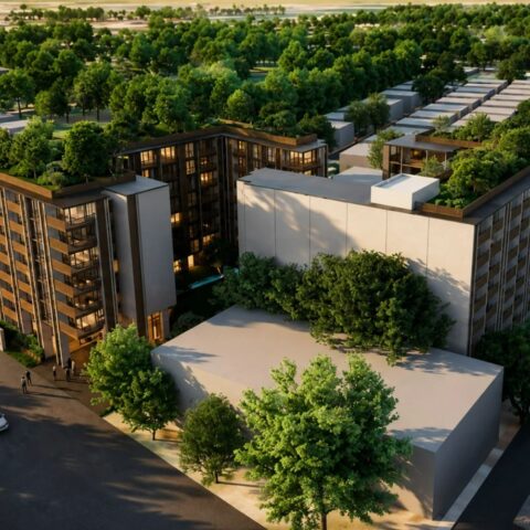 Односпальные квартиры - от 34 м² до 47 м²