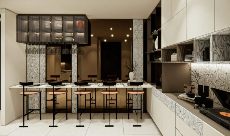 Двуспальная квартира - 119 м²