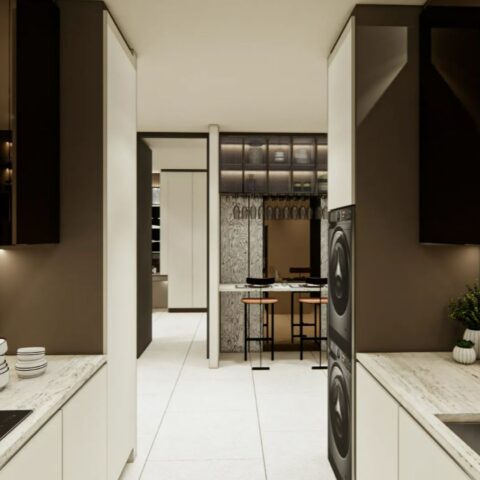 Двуспальная квартира - 119 м²