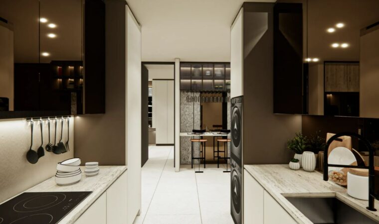 Двуспальная квартира - 119 м²