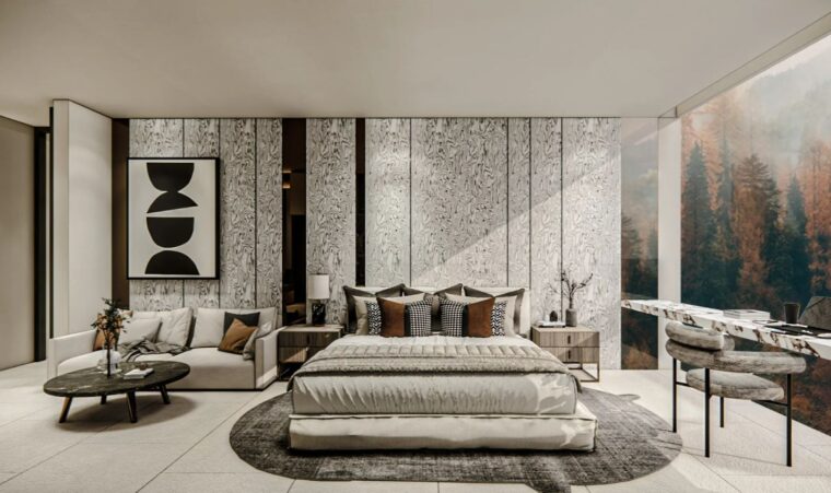 Двуспальная квартира - 119 м²
