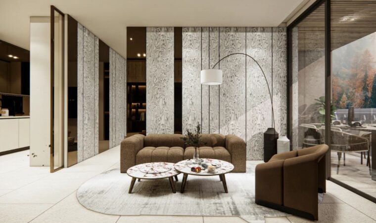 Двуспальная квартира - 119 м²