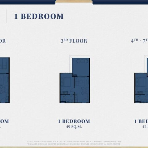 Односпальная квартира - 42 м²
