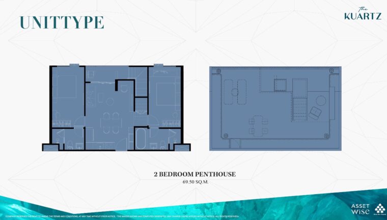 Двуспальные квартиры - от 56 м² до 97 м²