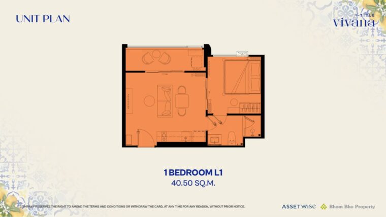 Односпальные квартиры - от 30 м² до 55 м²