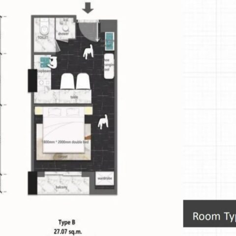 Студии - от 26 м² до 32 м²