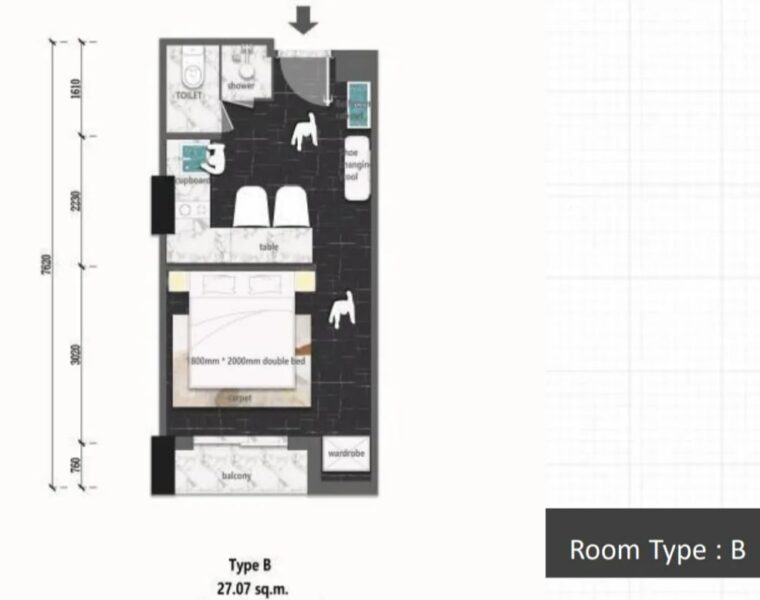 Студии - от 26 м² до 32 м²