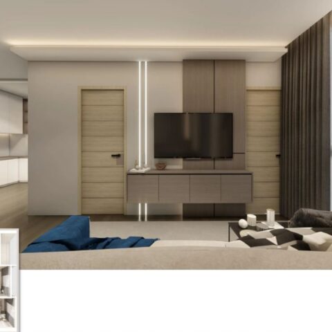 Двуспальные квартиры - 59 м²