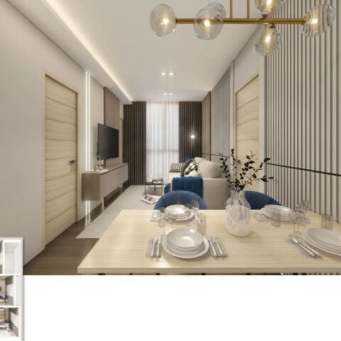 Двуспальные квартиры - 59 м²