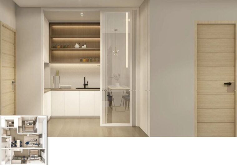 Двуспальные квартиры - 59 м²