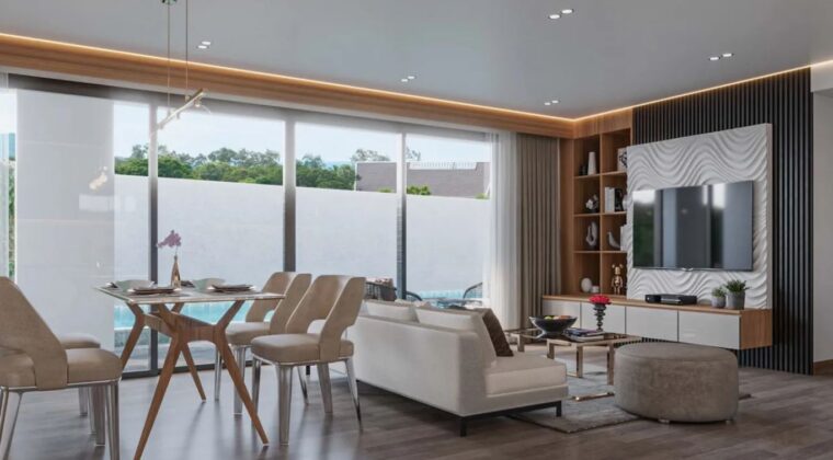 Двуспальные квартиры - от 52 м² до 142 м²