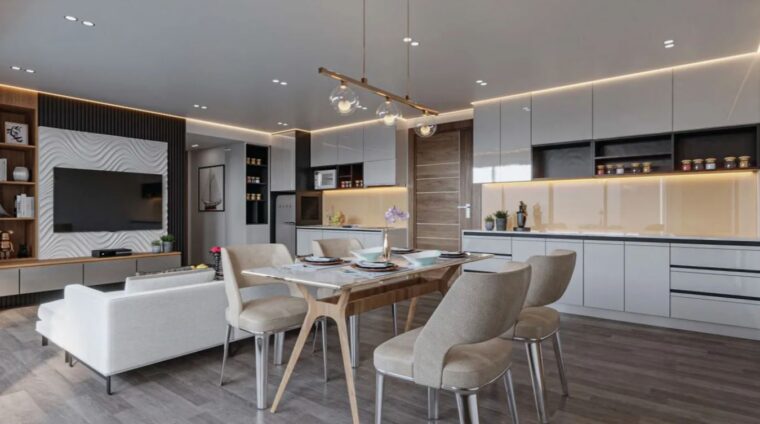 Двуспальные квартиры - от 52 м² до 142 м²